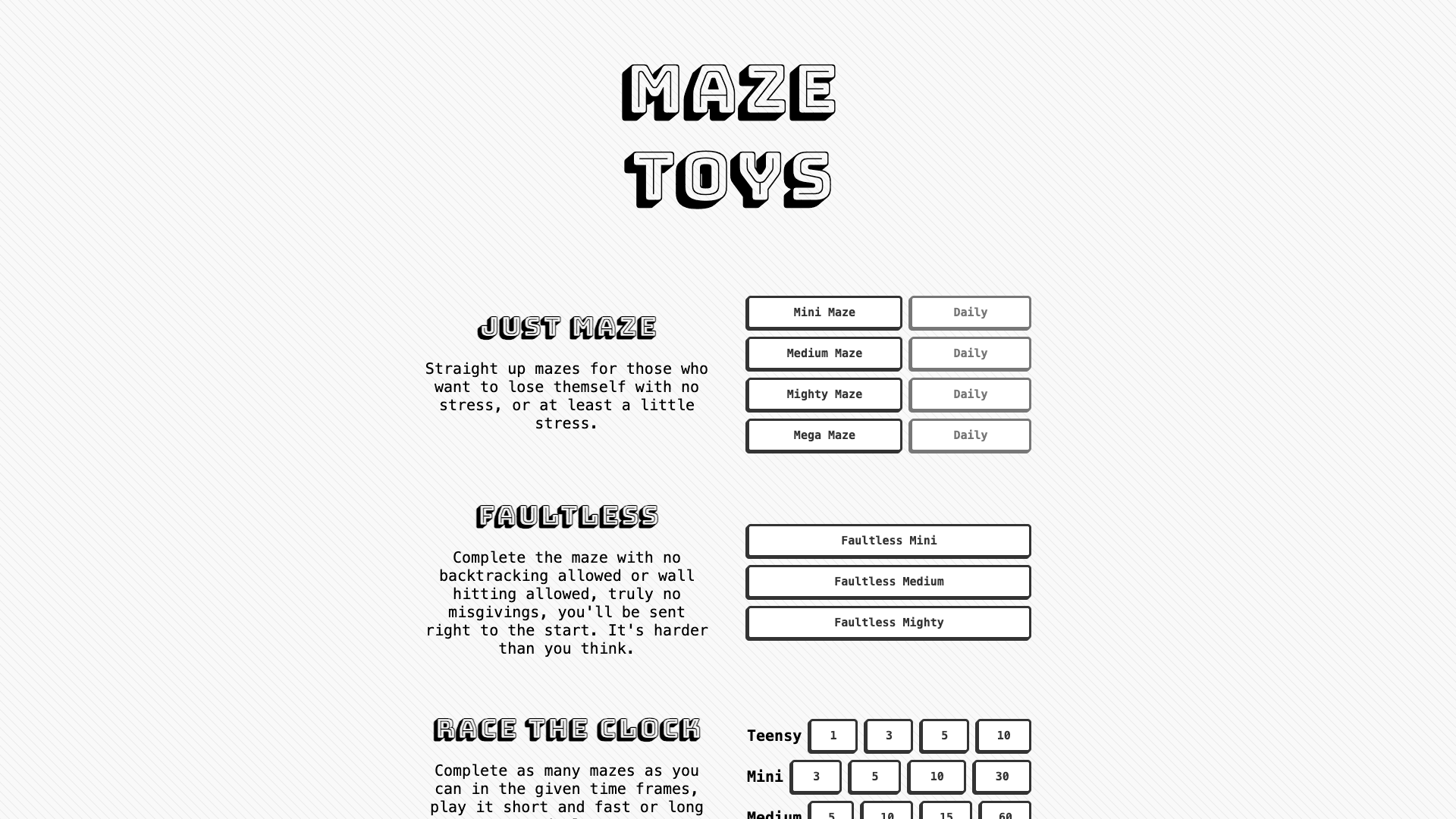 Maze Toys