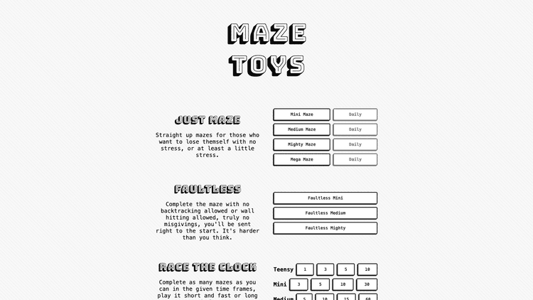 Maze Toys