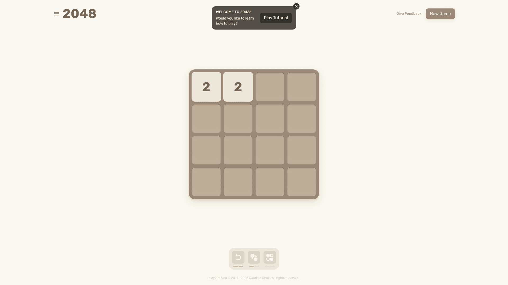 2048 • Play the Free Online Game
