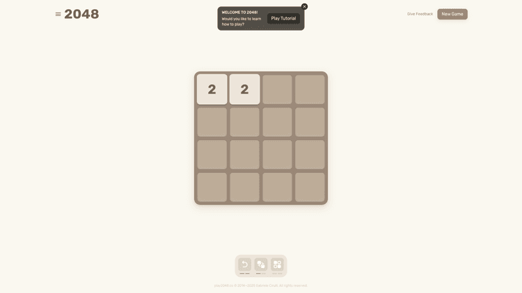 2048 • Play the Free Online Game