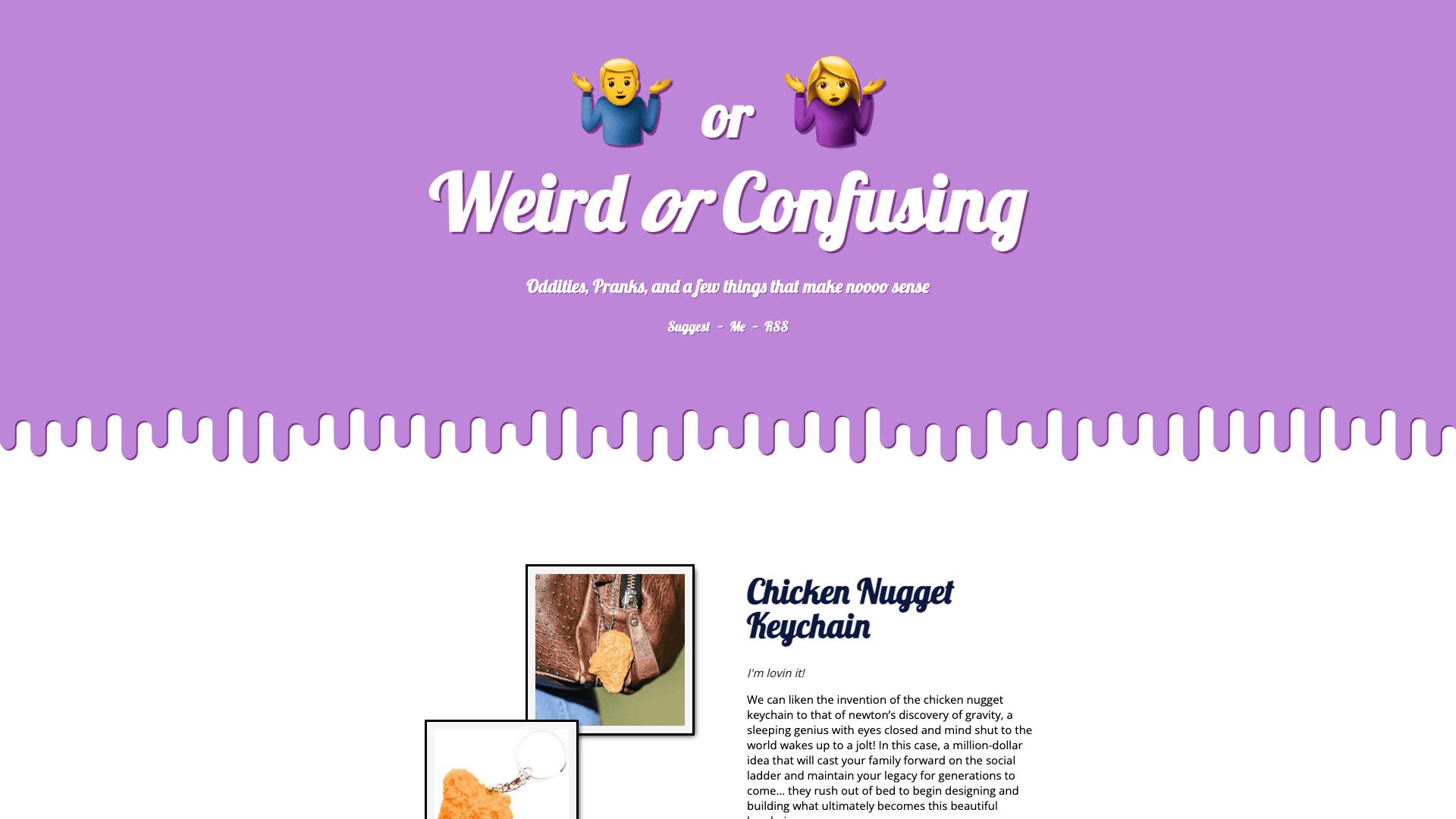 Weird or Confusing