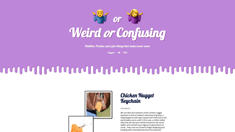 Weird or Confusing